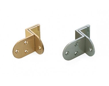 Brass Overlay Door Angle Hinge